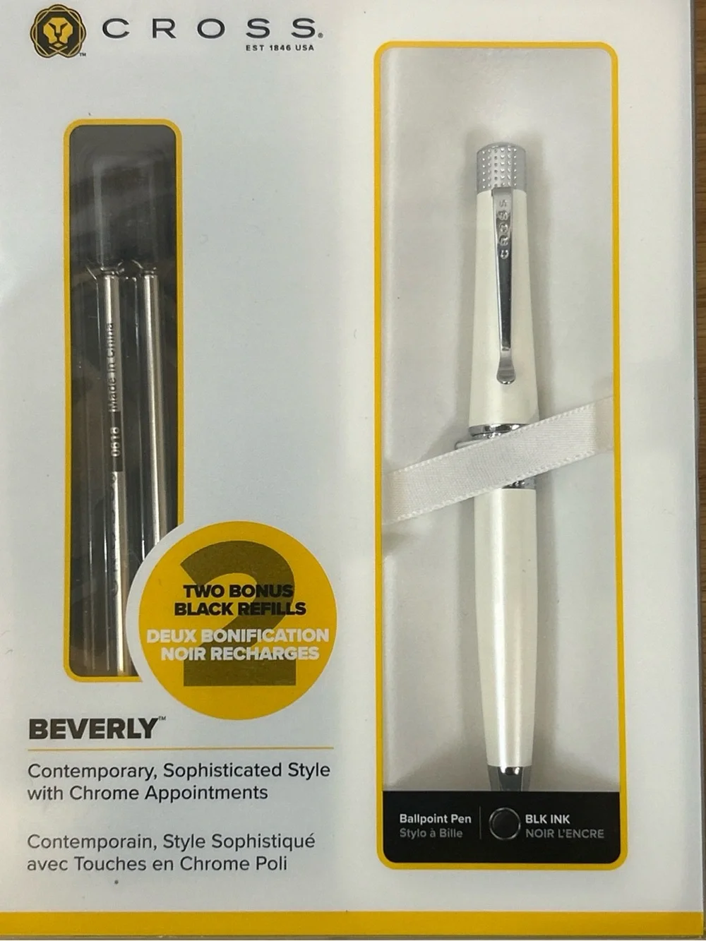 Cross Pearlescent Beverly Ballpoint Pen Gift Set